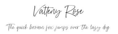 Vatteny Rose by StringLabs Creative Studio — Script Handwritten Font — thumbnail 1