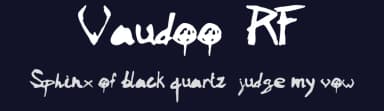 Vaudoo2RF by Rudolf Feller — Script Handwritten Font — thumbnail 2