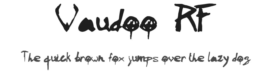 Vaudoo2RF by Rudolf Feller — Script Handwritten Font