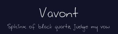 Vavont by orakeldel — Script Handwritten Font — thumbnail 2