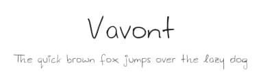 Vavont by orakeldel — Script Handwritten Font — thumbnail 1