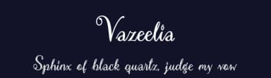 Vazeelia by Misti's Fonts — Script Handwritten Font — thumbnail 2