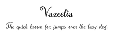 Vazeelia by Misti's Fonts — Script Handwritten Font — thumbnail 1