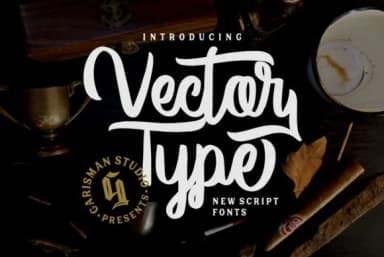 Vector Type Font by Garisman Studio — Script Handwritten Font — thumbnail 1