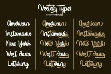 Vector Type Font by Garisman Studio — Script Handwritten Font — thumbnail 2
