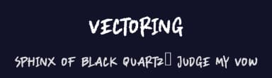 Vectoring by selawetype — Script Handwritten Font — thumbnail 2