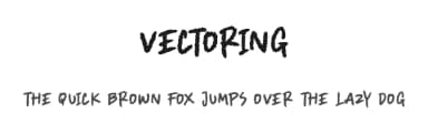 Vectoring by selawetype — Script Handwritten Font — thumbnail 1