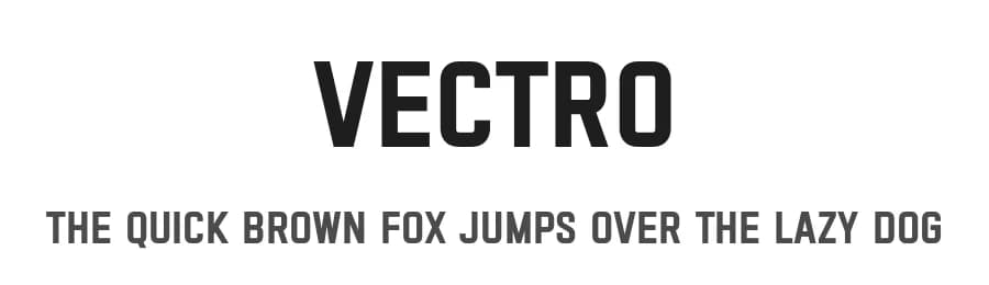 Vectro by Variatype — Sans Serif Font