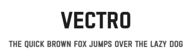 Vectro by Variatype — Sans Serif Font — thumbnail 1