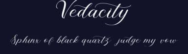 Vedacity by Konstantine Studio — Script Handwritten Font — thumbnail 2