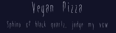 Vegan Pizza by Rachel Lauren — Script Handwritten Font — thumbnail 2