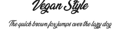 Vegan Style by Billy Argel Fonts ® — Script Handwritten Font — thumbnail 1