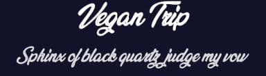 Vegan Trip by Billy Argel Fonts ® — Script Handwritten Font — thumbnail 2