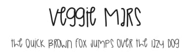 Veggie Mars by Des Gomez — Script Handwritten Font — thumbnail 1