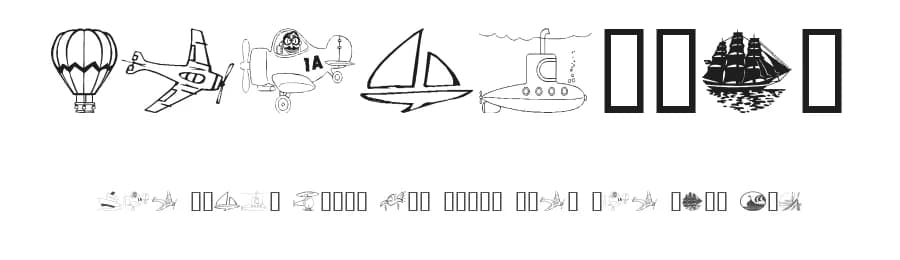 Vehicular by GemFonts / Typotheticals — Dingbats Font