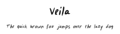 Veila by Matt B — Script Handwritten Font — thumbnail 1