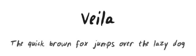 Veila by Matt B — Script Handwritten Font