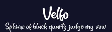 Velfo by Subectype & Orenari — Script Handwritten Font — thumbnail 2
