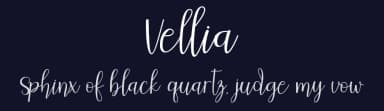 Vellia by Endri Sulistyawan — Script Handwritten Font — thumbnail 2