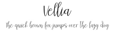 Vellia by Endri Sulistyawan — Script Handwritten Font — thumbnail 1