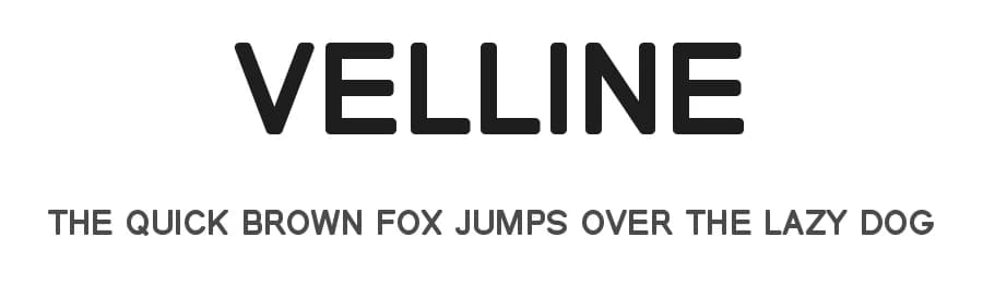 Velline by Folv — Sans Serif Font