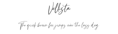 Vellizta by Maulana Creative — Script Handwritten Font — thumbnail 1
