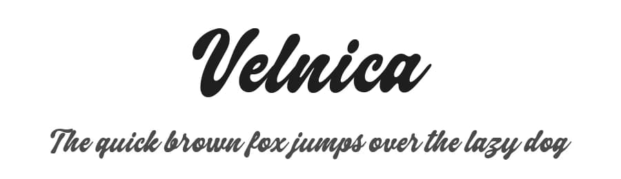 Velnica by Blankids — Script Handwritten Font