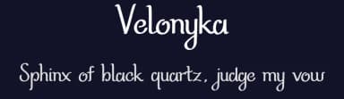Velonyka by Letterature Std. — Script Handwritten Font — thumbnail 2