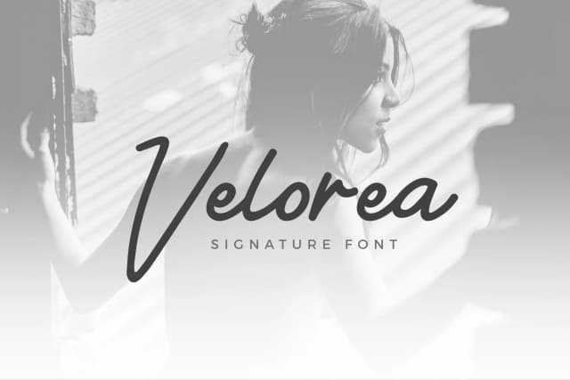 Velorea Font by rubirubiko — Script Handwritten Font