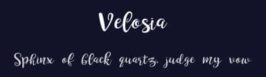 Velosia by Em Nazar — Script Handwritten Font — thumbnail 2