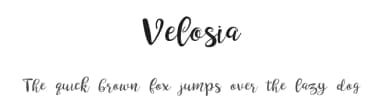 Velosia by Em Nazar — Script Handwritten Font — thumbnail 1