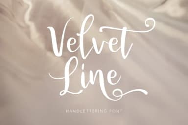 Velvet Line Font by Pasha Larin — Script Handwritten Font — thumbnail 1