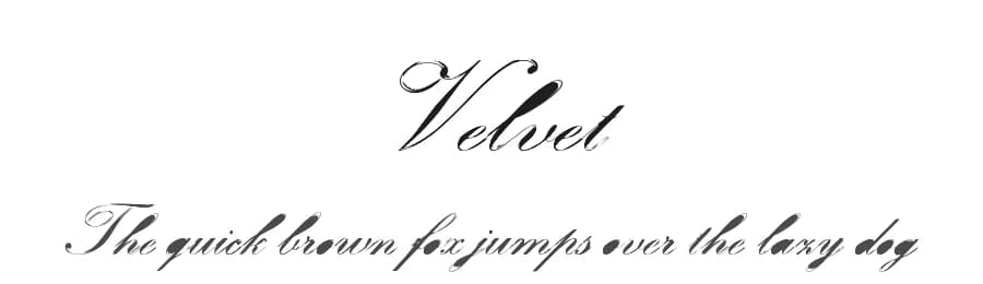 Velvet by Faizal Reza — Script Handwritten Font