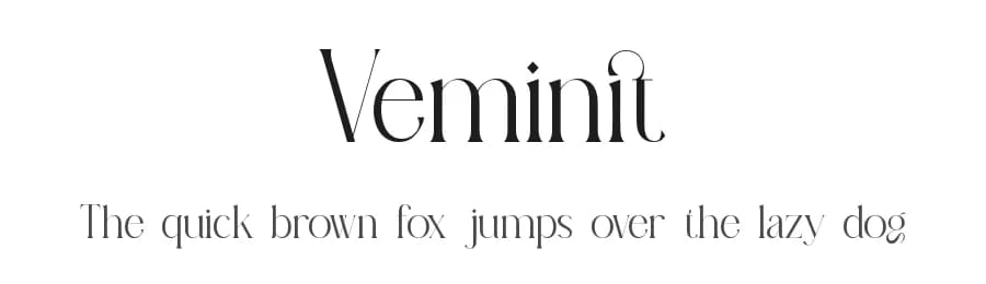 Veminit by Slide Shoot Type — Serif Font