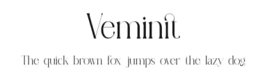 Veminit by Slide Shoot Type — Serif Font — thumbnail 1
