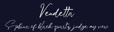 Vendetta by Enway — Script Handwritten Font — thumbnail 2