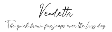 Vendetta by Enway — Script Handwritten Font — thumbnail 1