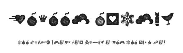 Veneer Extras by Yellow Design Studio — Dingbats Font