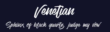 Venetian by Drhd Studio — Script Handwritten Font — thumbnail 2