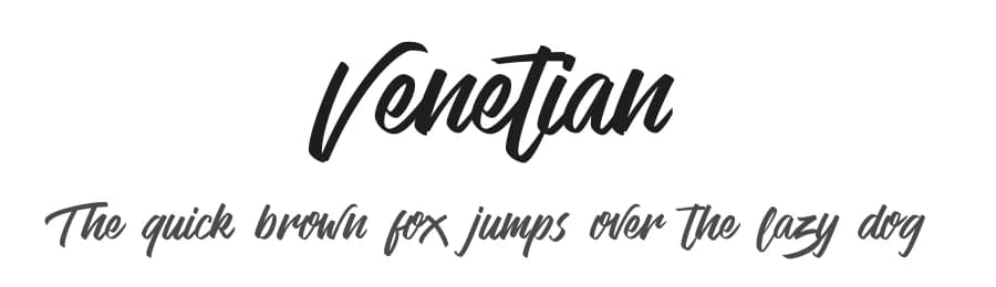 Venetian by Drhd Studio — Script Handwritten Font