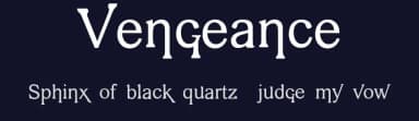 Vengeance by Intellecta Design — Sans Serif Font — thumbnail 2