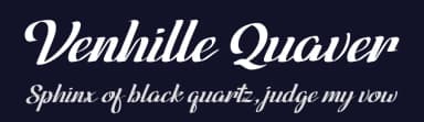 Venhille Quaver by Viswell Studio — Script Handwritten Font — thumbnail 2