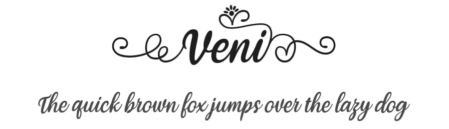 Veni by 7NTypes — Script Handwritten Font