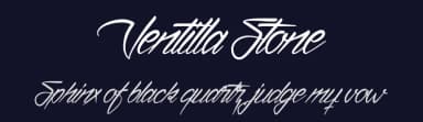 Ventilla Stone by Maelle.K | Thomas Boucherie — Script Handwritten Font — thumbnail 2