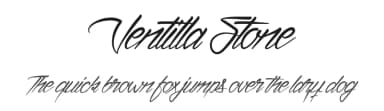 Ventilla Stone by Maelle.K | Thomas Boucherie — Script Handwritten Font — thumbnail 1