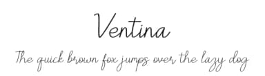 Ventina by Bluestype Studio — Script Handwritten Font — thumbnail 1