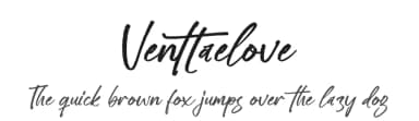 Venttaelove by Integritype Studio — Script Handwritten Font — thumbnail 1