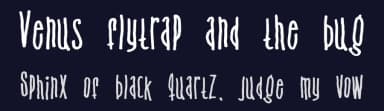 Venus flytrap and the bug by Pizzadude — Script Handwritten Font — thumbnail 2