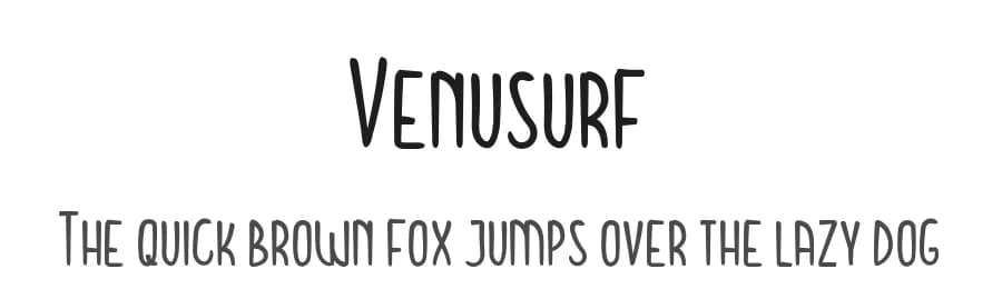 Venusurf by setyaisiam _type — Script Handwritten Font