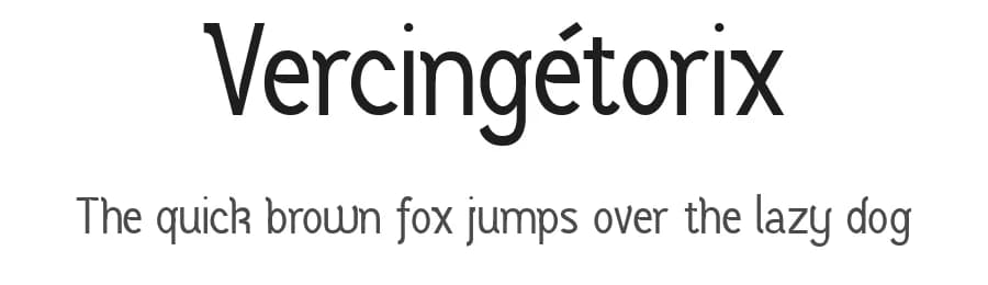 Vercingétorix by Type Sailor — Sans Serif Font
